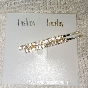 Set of rhinestone Bobby pins beautiful!